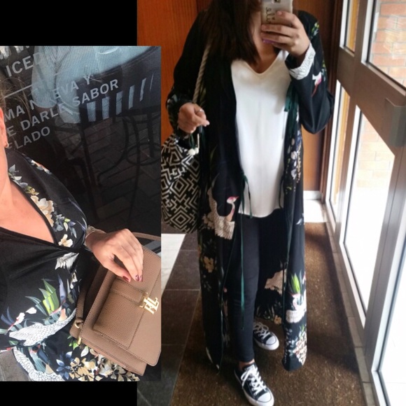 Kimono Maxi Wrap Dress - Picture 8 of 8